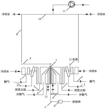 一种喷雾燃烧合成纳米颗粒的系统