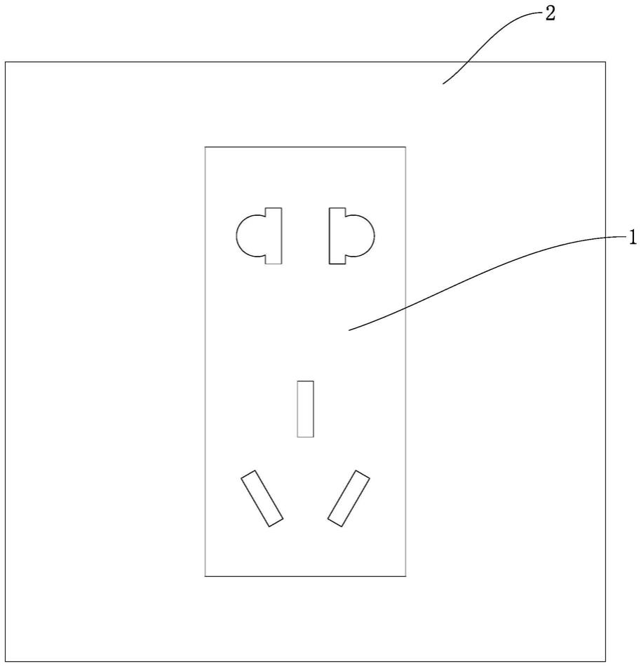 方便装饰框拆装的智能插座面板的制作方法