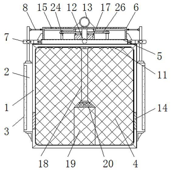 一种建筑新风排风管道温度自检阻隔防火阻燃系统的制作方法