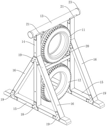 双层轮胎穿越装置的制作方法