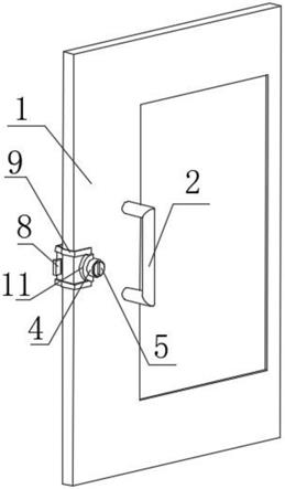 一种办公家具柜体门锁结构的制作方法