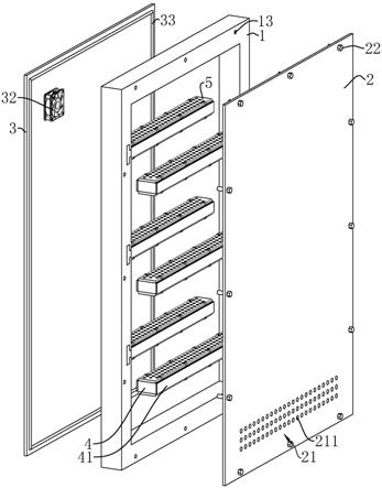 一种玄关柜换气板的制作方法