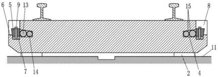 设有易维护中置式剪力铰的浮置道床的制作方法