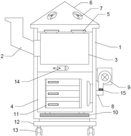 一种新型坚果加工用存储装置的制作方法