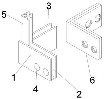 一种玻璃幕墙转角精准安装结构的制作方法