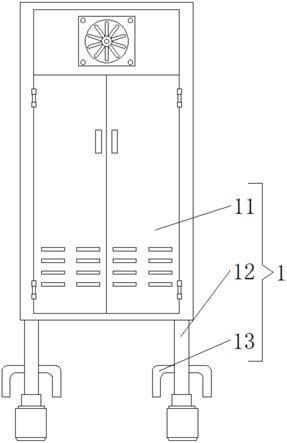 一种自固定户外用变电柜的制作方法