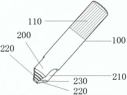 焊接PCD阶梯倒角刀的制作方法