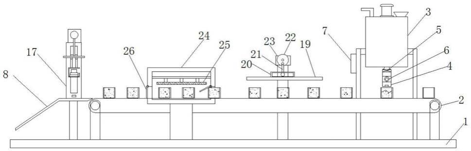 一种建筑施工用混凝土试块自动化制备及强度测试装置的制作方法