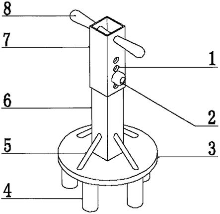 一种简易的地井阀门开启工具的制作方法