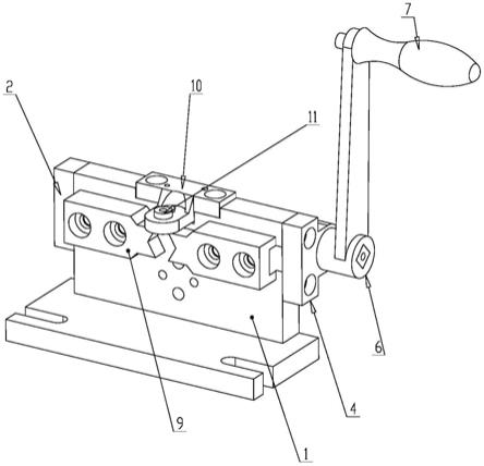 用于加工钻孔螺栓的定位夹紧工装的制作方法