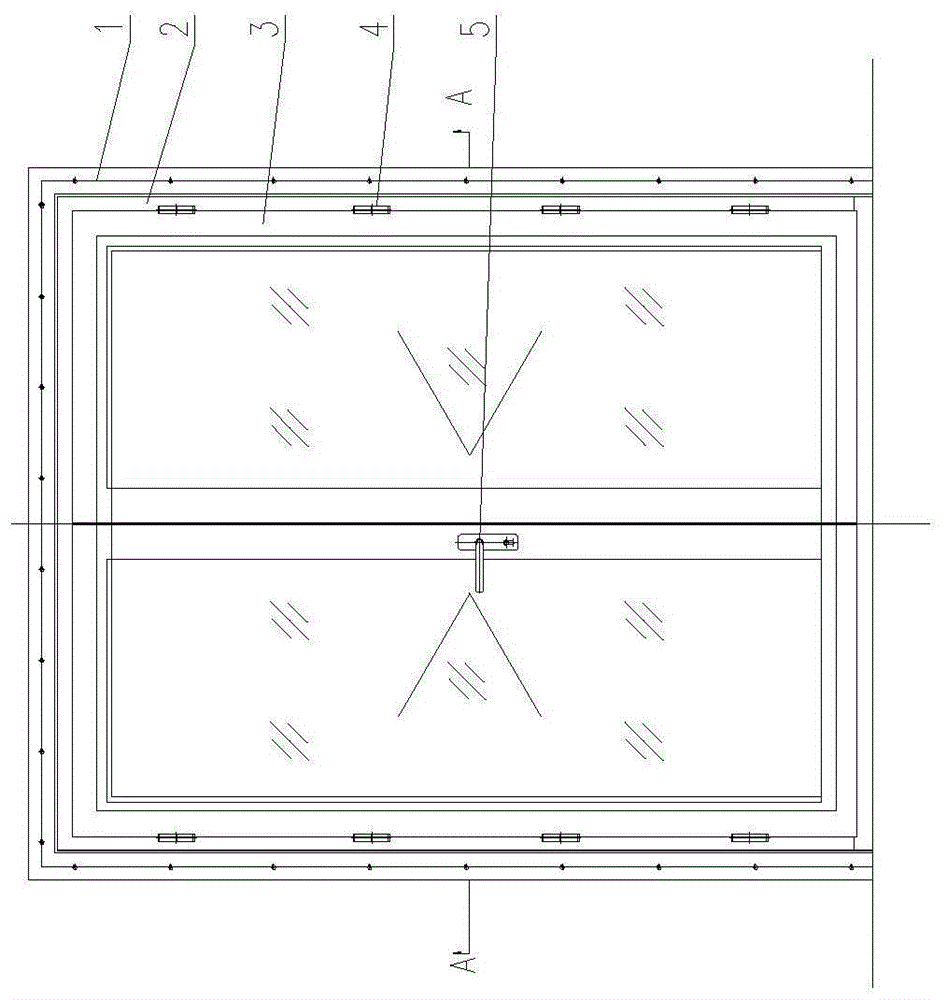 一种铝质防火门的制作方法