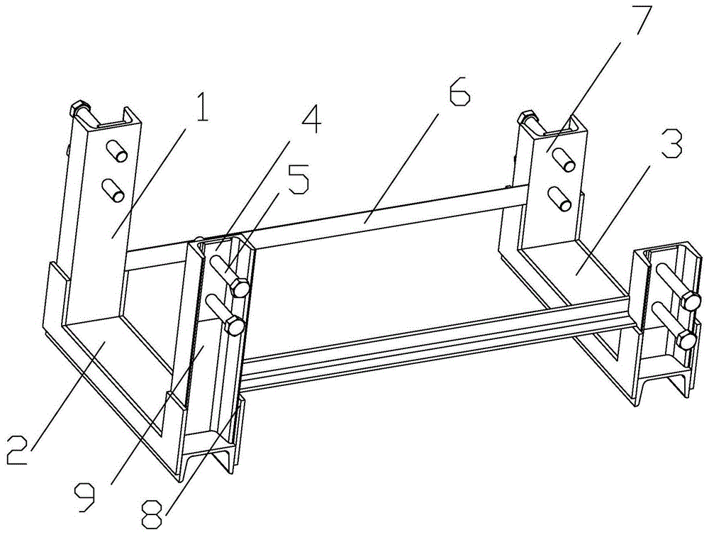 一种应用于钢板上梁的焊接工装结构的制作方法