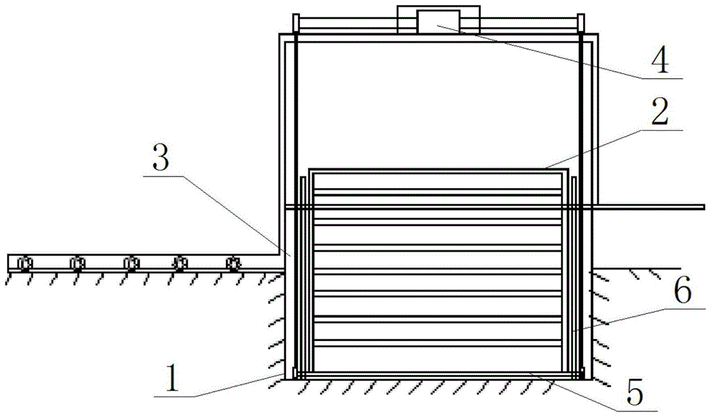 一种生产外墙保温板的接送装置的制作方法