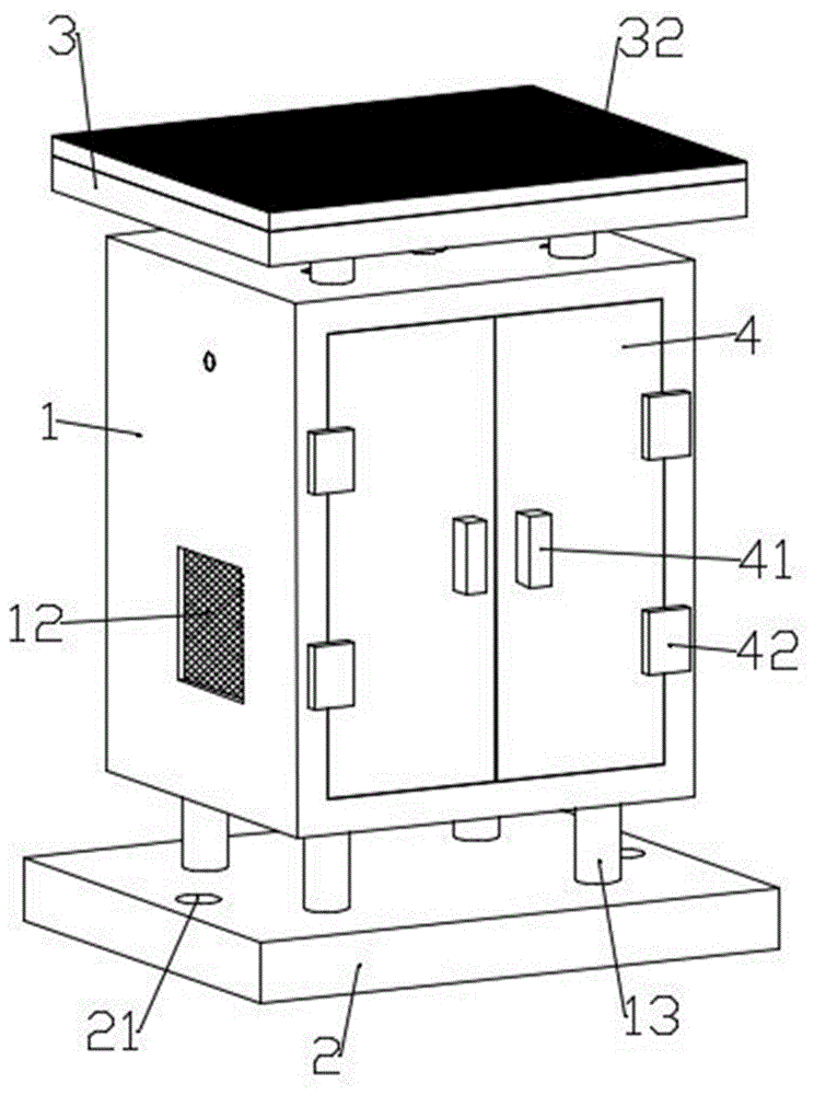 一种智慧能源用散热良好的安装柜的制作方法