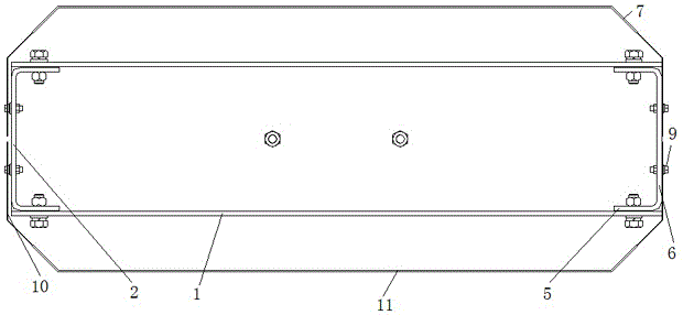 一种新型观光电梯对重遮板结构的制作方法