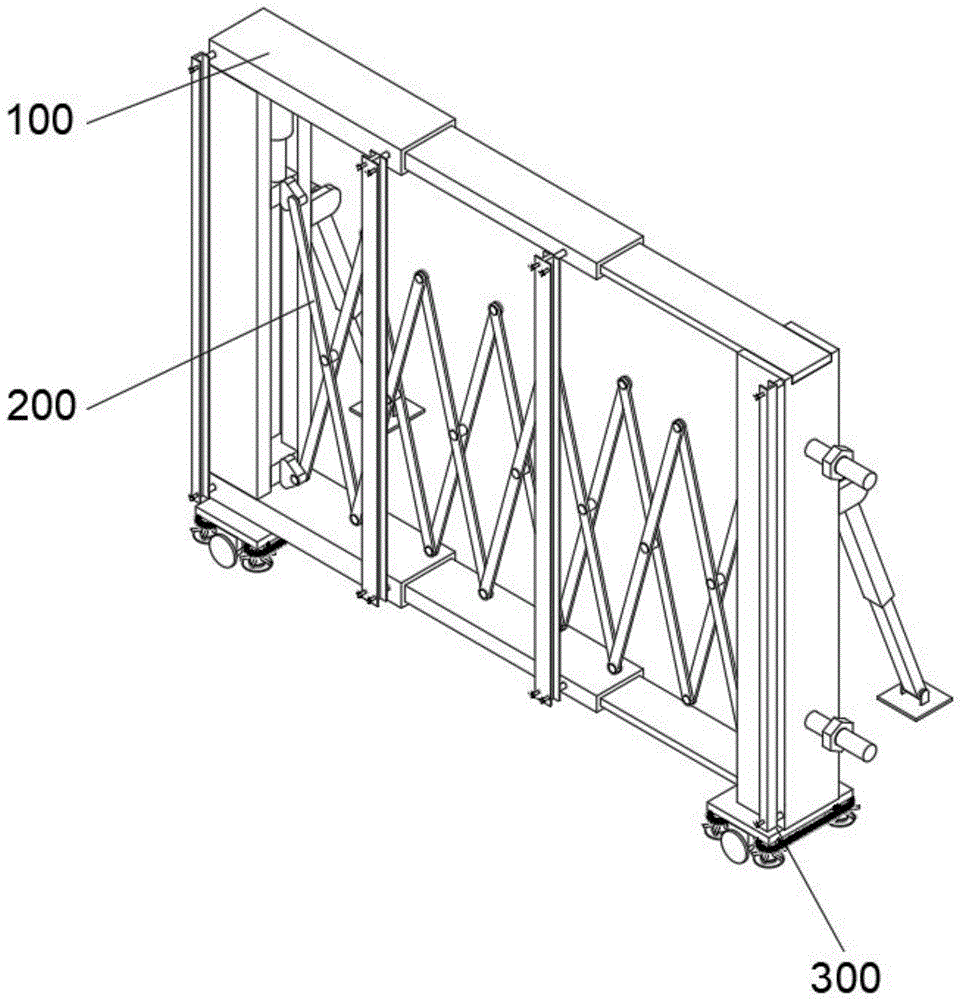 基于折叠伸缩的建筑施工用防护装置的制作方法