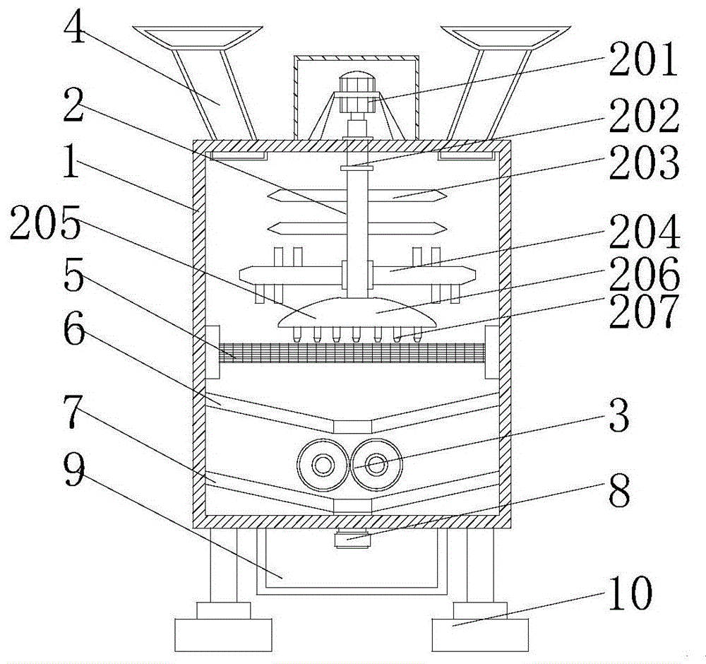 一种土木工程建筑废料处理装置的制作方法