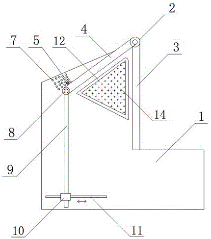 一种制服勾驳头模板结构的制作方法