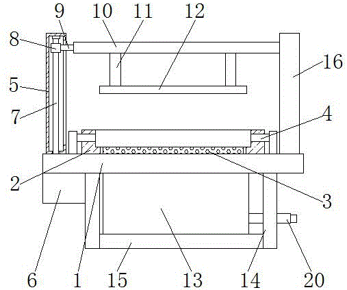 一种封闭式冷却塔维修用填料清洗装置的制作方法