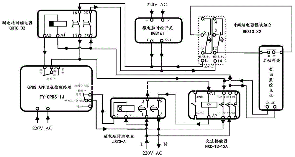 一种无人值守变电站实时数据监控计算机重启装置的制作方法