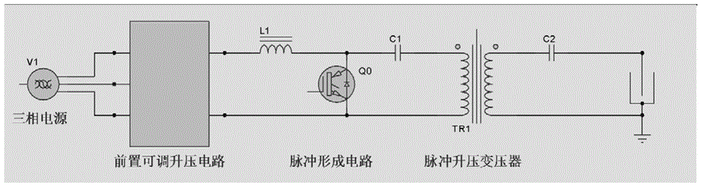 一种静电除尘用脉冲电源前置可调升压电路的制作方法