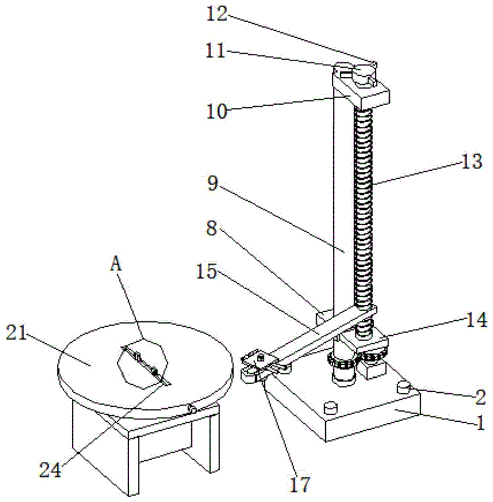 小口径钛合金管的旋转可调式切割装置的制作方法