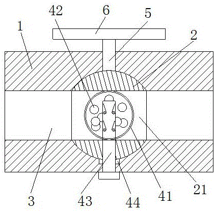 一种提高滤球使用率的球阀的制作方法