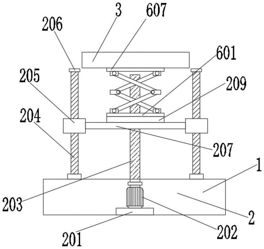 一种建筑施工用的可调节架空建筑基座的制作方法