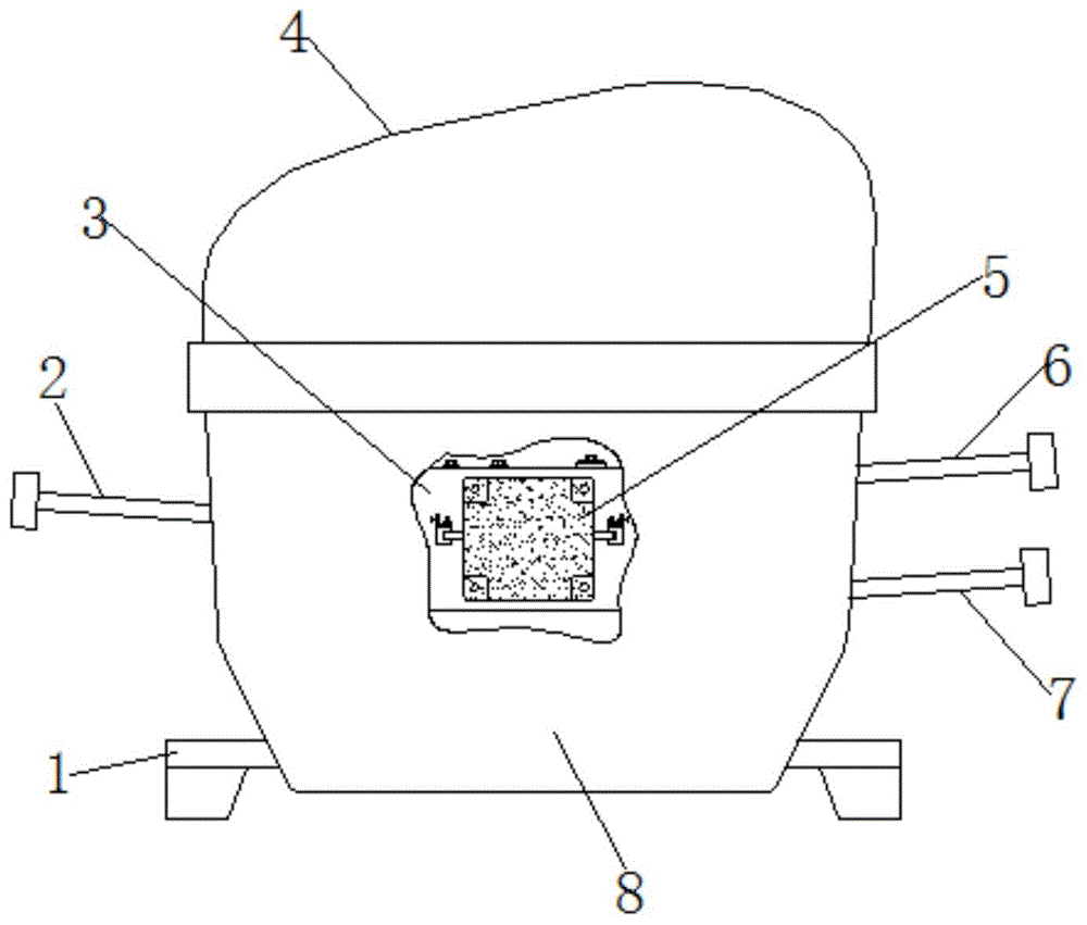 一种连接牢固的冰箱压缩机用气缸盖的制作方法