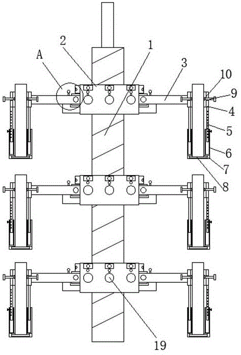 电镀活塞杆镀铬专用组合挂具的制作方法