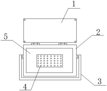 一种建筑施工用工地用探照灯的制作方法