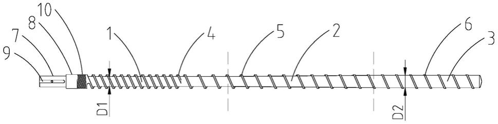 新型挤出机螺杆的制作方法
