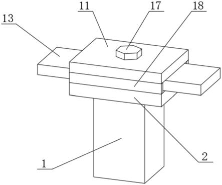 一种土木工程用建筑模板连接架的制作方法