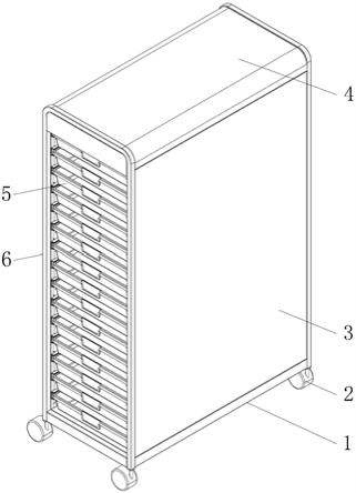 一种双面白板型存储柜的制作方法