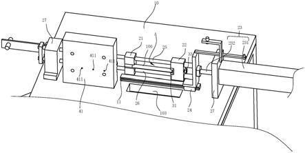 金属管件自动化冲孔装置的上下料装置的制作方法