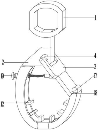 一种起重机用自锁挂钩的制作方法