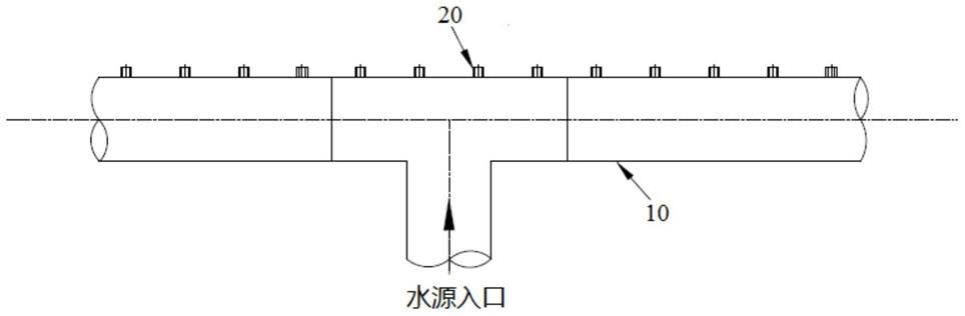 核电站鼓形滤网冲洗用喷水管排的制作方法