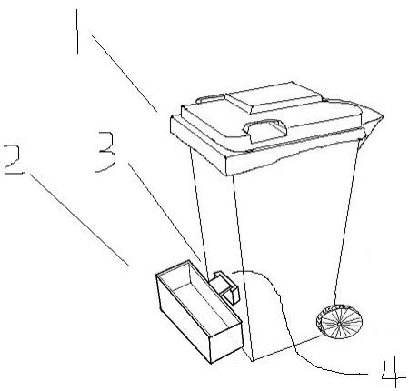 一种带有流浪动物餐盒的垃圾桶的制作方法