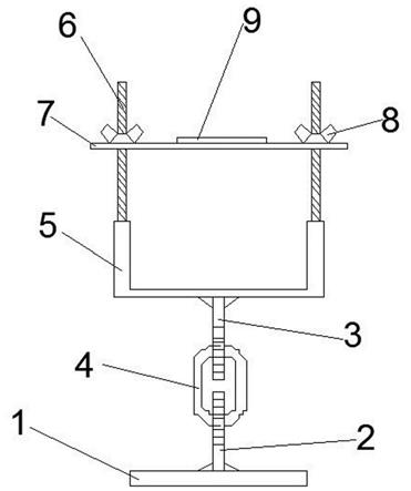 一种摊铺机控制标高托架的制作方法