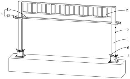 一种道路龙门架及其施工方法与流程