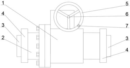 一种石油管道用球阀新型结构的制作方法