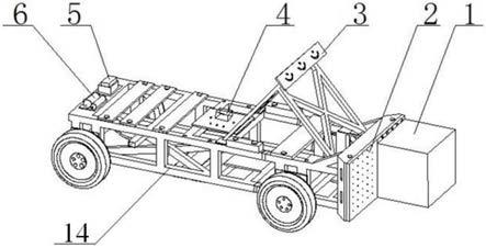 一种用于正面碰撞试验的壁障固定结构及台车的制作方法