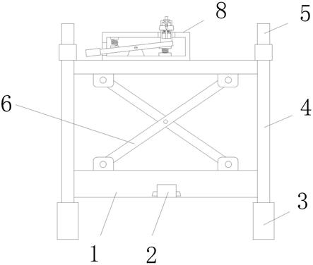 一种建筑物搭建用支架连接稳固装置的制作方法