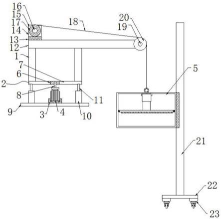 一种建筑工程施工用吊运材料固定结构的制作方法