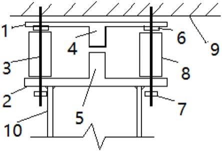 一种适用于微瑕疵顶板的管线综合支吊架端部调节装置的制作方法