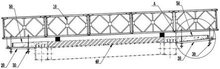 一种用于上承式钢桁梁现浇桥面板翼缘施工的吊模装置的制作方法