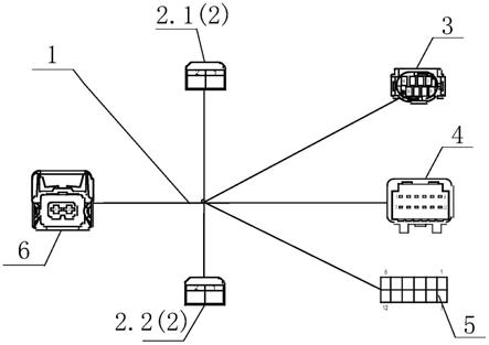 一种转接线束及应用该转接线束的测试系统的制作方法