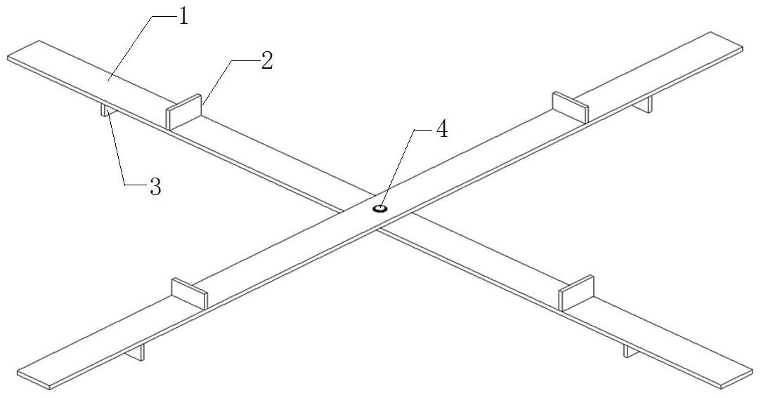 一种检查井中心定位辅助工具的制作方法