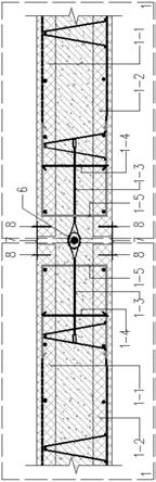 多层剪力墙结构双面叠合墙I型节点结构的制作方法