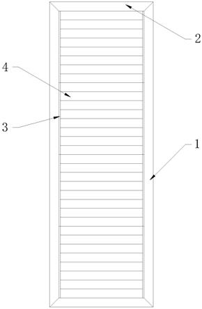 一种可便捷组装的透气百叶门的制作方法